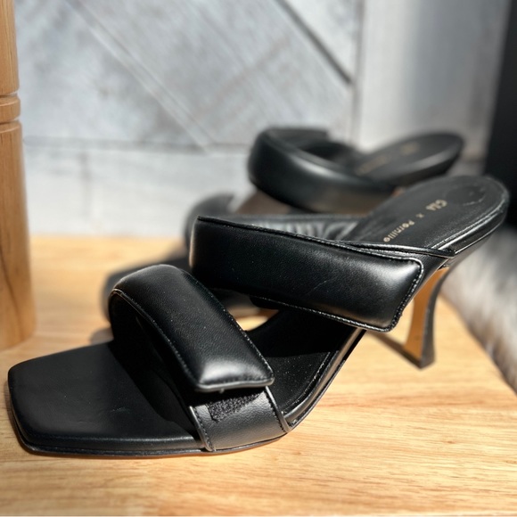 GIA BORGHINI PERNILLE TEISBAEK NEW PERNI LEATHER DOUBLE STRAP HEEL - Picture 8 of 13